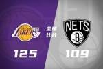 🏀湖人大胜篮网结束八连客 老詹25+7 东契奇24+6+5 里夫斯15分