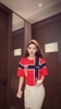 穿搭不错！美女球迷王奕妲发布：世界杯DaiDai舞我只会跳呆呆舞